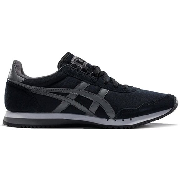 Onitsuka Tiger Unisex Dualio Running Shoes Black/Gray - Men 8.5/Women 10 - Picture 1 of 11